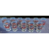Image 1 : Set of 11 Tiffany Style Pepsi Glasses