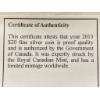 Image 5 : 2013 $20 Fine Silver Coin Commemorating the 300th Anniversary of Louisbourg