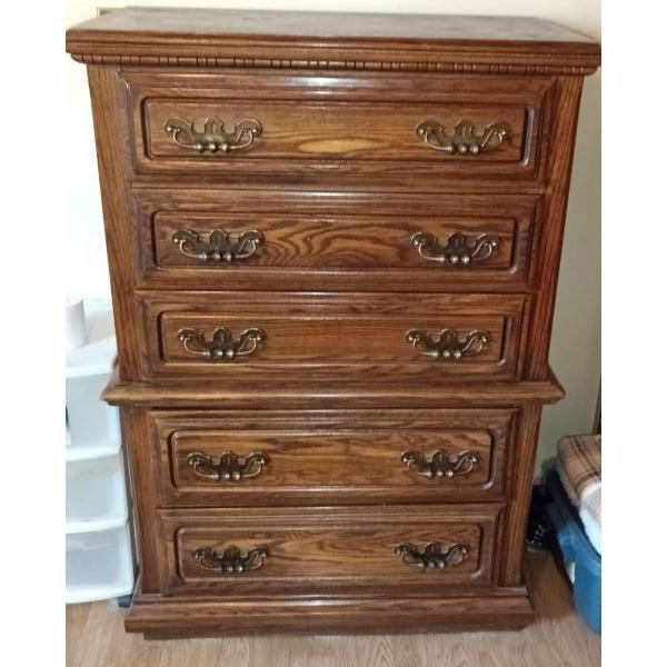 Wooden Dresser - 36W. 19D, 52T