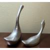 Image 2 : Hoselton Aluminum Art Sculptures, Made in Canada - Pair of Birds (5T) 