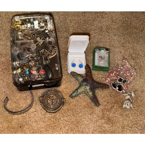 Assorted Costume/ Fashion Jewelry, Belt Buckle and More!