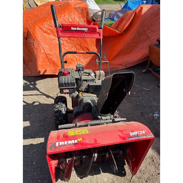 Yard Machines Snow Blower 8 hp 24”