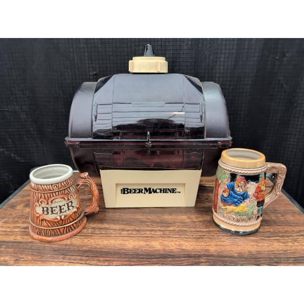 'The Beer Machine' With 2 Mugs Set
