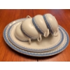 Image 3 : Antique Ridgways Venetian Pattern China Dish Set - 2 Soup Taurines Platters Plates & More