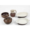 Image 5 : Five-Piece Stoneware Pottery Set