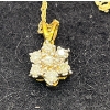 Image 2 : Precious Gem Cluster Necklace 14k gold 1.65g