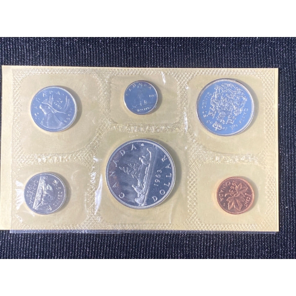 1963 Canadian Silver Uncirculated Coin Set