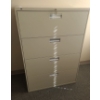 Image 1 : Metal 4 Drawer Locking File Cabinet, Keys Included 36 W, 19 D, 53 T 