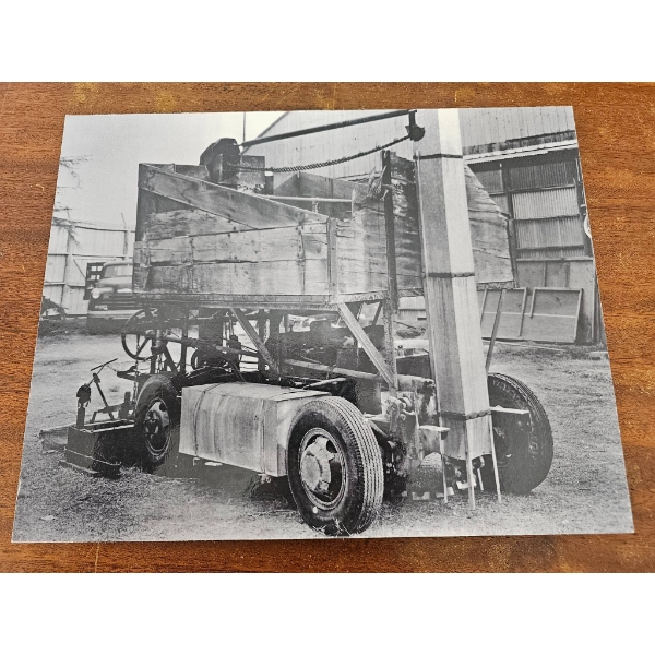 Black-and-White Historical Photographs Featuring Various Machinery