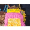 Image 4 : Vintage Fabrics and Scarfs with Older Pants and Suspenders, 80's Stretch Belt
