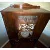 Image 2 : Antique Wooden Display Cabinet, Contents NOT Included, Cabinet Only - 34W, 15D, 56T 