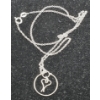 Image 2 : Sterling Silver Heart Pendant & Chain (2.2 g, 18 in Chain, 18 mm Pendant)