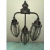 Image 5 : Metal Cage Pendant Lights and Punch Tin Lamp Shades