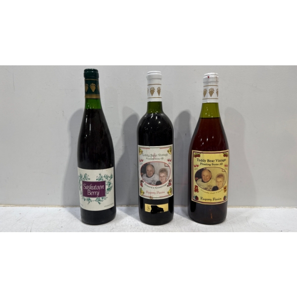 Saskatoon Berry, 2 Raspberry Passion - Sealed