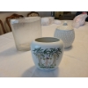 Image 1 : MCM Hand Painted Porcelain Vase By Rosenthal Raymond Peynet w/ Assorted Serving Ware