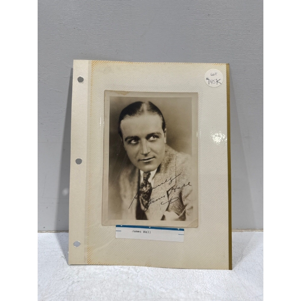 James Hall Autograph