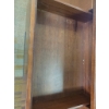Image 4 : Brown Three Drawer Dresser with Metal Accents and Storage Compartments