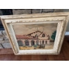 Church Oil on Board Painting By L. Todd - 27x24 