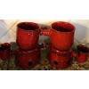 Image 6 : Fondue For Two & Assorted Fire Engine Red Colored Kitchen Accessories 