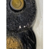 Image 3 : Chalk Birds, Pair of Black and Gold Coloured Owls