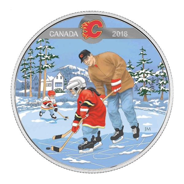 2018 $10 Learning to Play: Calgary Flames - Pure Silver Coin
SKU: 161407