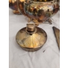 Image 6 : Silver Plated Tea and Tableware Set with Etched Markings, Various Pieces