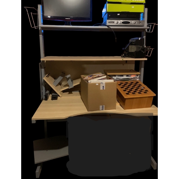 Home Office Desk 59x29x65 (Contents Not Included)