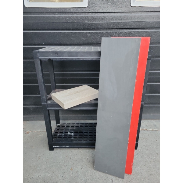 Home Storage Solutions - Utility Shelf w/ Floating Wall Shelves (Sizes Vary)