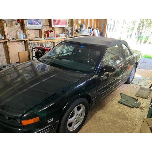 1994 Olds Cutlas Supreme Convertible Black on Black Vin 1G3WT35X8RD379103 km 104933