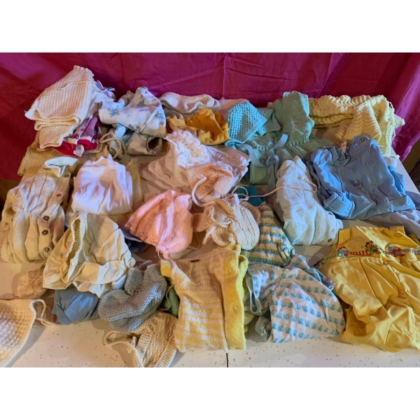 Lot of Vintage Baby Clothes