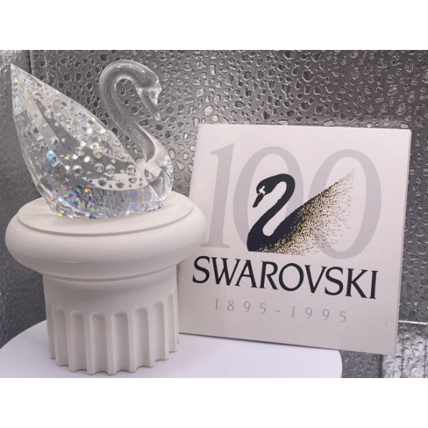 Swarovski Crystal 100 Year Anniversary Swan