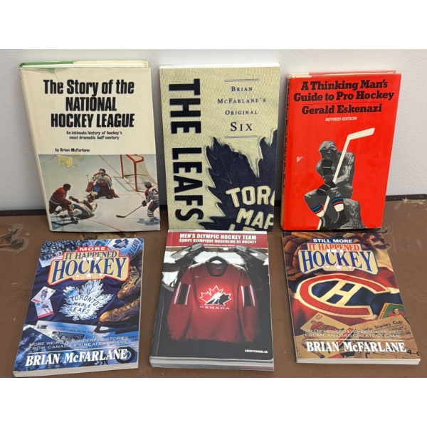 Six Hockey Books by Various Authors