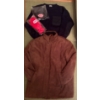Image 1 : Men's Outerwear Collection - Suede Dockers Size Large Reinforced Crew Neck & New Mitts & Toque 