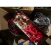 Image 7 : amazing collection of vintage Christmas items pair an apple front door, wreath, glass Christmas bulb