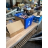 Image 5 : Massive Bin Of 100'S Of New Sun Glasses With Tags Box Of DVD'S Wooden Sculptures & Electrical Suppli