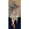 Image 1 : LLADRO Porcelain 'Jester Serenade' Sculpture (2 Pcs Detached, Needs Reattaching)  - 8W, 14D, 15T