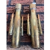 Image 1 : WW2 Trench Art Candlesticks 50 Cal Bullets 10T
