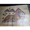 Image 3 : Reproduction Egyptian Papyrus Paintings: Three 25 X 17