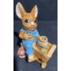 Image 6 : Pendelfin Collectible Bunny Figurines- Barrow Boy, Crocker, & Whopper Hand Painted Stone Craft 