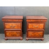 Image 1 : Gorgeous Bombay Company Solid Wooden Pair of Side Tables - Each is 24W, 16D, 30T 