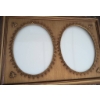 Image 6 : Framed Victorian-Style Prints and Double Oval Photo Frame