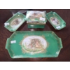 Image 1 : Limoges Style Decor- Largest Tray 4.5 X 9.5 and Small Box (Has Broken Lid) 