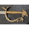 Image 3 : Brass Handled Dragon Scimitar – Vintage Fencing Foil