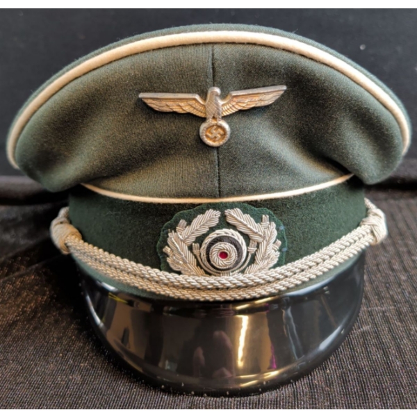 Replica WWII German Army Officer's Visor Cap