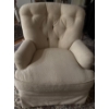 Image 1 : Oversized Tufted Club Chair w/ Skirted Base - Purchased From McEllerans Fine Furnishings 