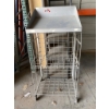 Image 1 : Metal Wire Display Rack with Three Tiers and Tray Top