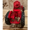 Image 3 : Vintage-Style Die-Cast Metal Toy Tractors John Deer & Erti McCormick