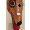 Image 3 : Painted Wooden Deer Mask 16 W, 14 T 