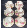 Image 1 : Royal Albert "American Beauty" 6 Piece Teacups and Saucers