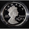 Image 1 : 2012 $20 The Queen's Diamond Jubilee - 99.9% Fine Silver Coin w/ Swarovski Crystal - #1